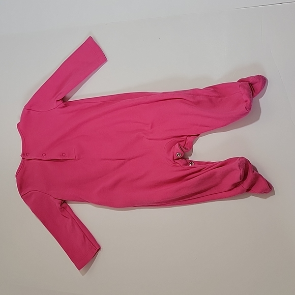 Carter's Pink Glow in the Dark Skeleton Onesie- 6mon - Picture 4 of 5